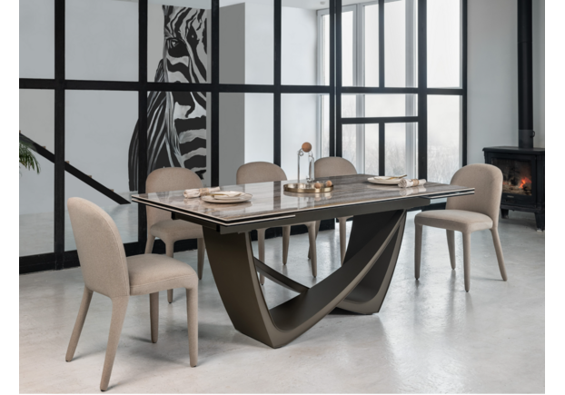 Фото №2. Стул M-127 макадамия мохер - Meblistico Стул M-127 макадамия мохер - Фото №2