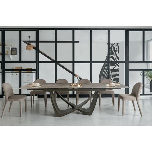 Стул M-127 макадамия мохер - Фото №16