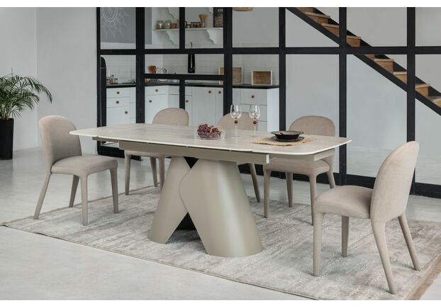 Фото №2. Стул M-127 макадамия мохер - Meblistico Стул M-127 макадамия мохер - Фото №2