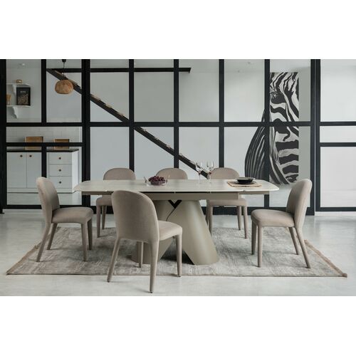 Стул M-127 макадамия мохер - Фото №22