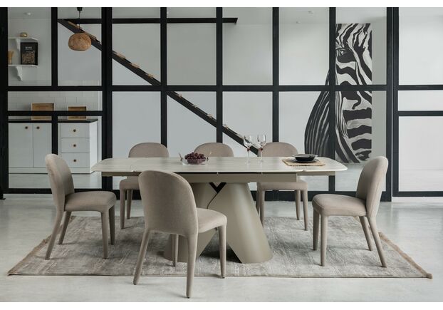 Фото №2. Стул M-127 макадамия мохер - Meblistico Стул M-127 макадамия мохер - Фото №2