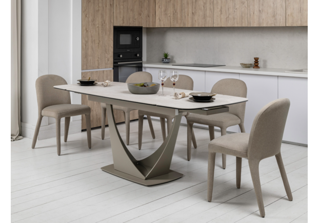 Фото №2. Стул M-127 макадамия мохер - Meblistico Стул M-127 макадамия мохер - Фото №2