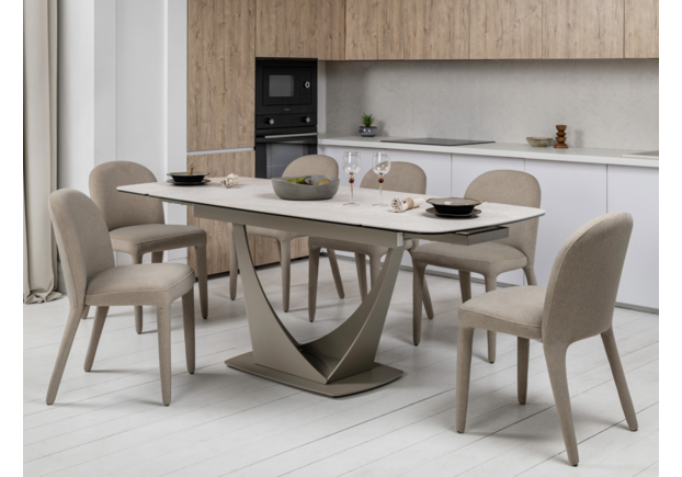 Фото №2. Стул M-127 макадамия мохер - Meblistico Стул M-127 макадамия мохер - Фото №2