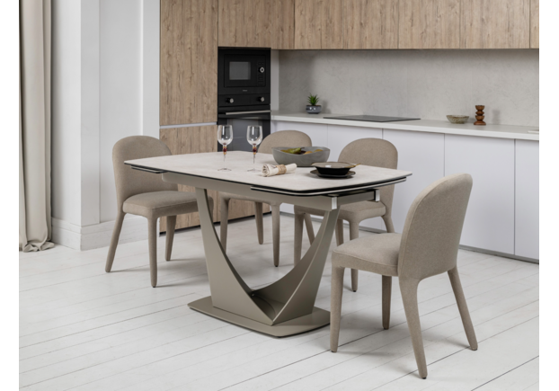 Фото №2. Стул M-127 макадамия мохер - Meblistico Стул M-127 макадамия мохер - Фото №2