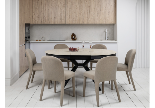 Фото №2. Стул M-127 макадамия мохер - Meblistico Стул M-127 макадамия мохер - Фото №2