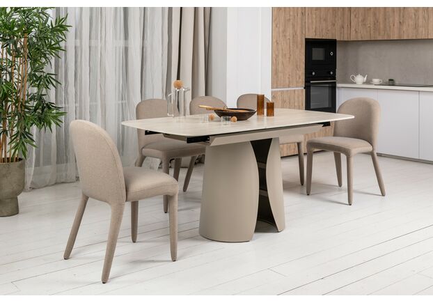 Фото №2. Стул M-127 макадамия мохер - Meblistico Стул M-127 макадамия мохер - Фото №2