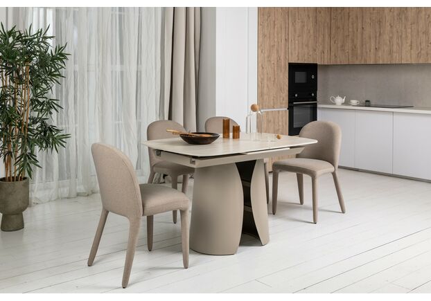 Фото №2. Стул M-127 макадамия мохер - Meblistico Стул M-127 макадамия мохер - Фото №2