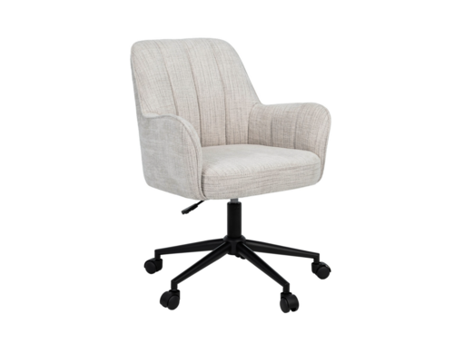 Крісло офісне O-10 кремовий штиль+чорний - Фото №1