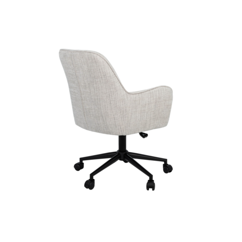 Крісло офісне O-10 кремовий штиль+чорний - Фото №3