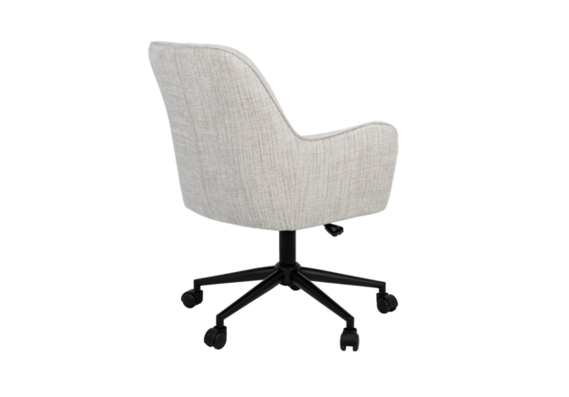 Крісло офісне O-10 кремовий штиль+чорний - Фото №2