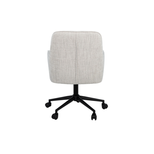 Крісло офісне O-10 кремовий штиль+чорний - Фото №4