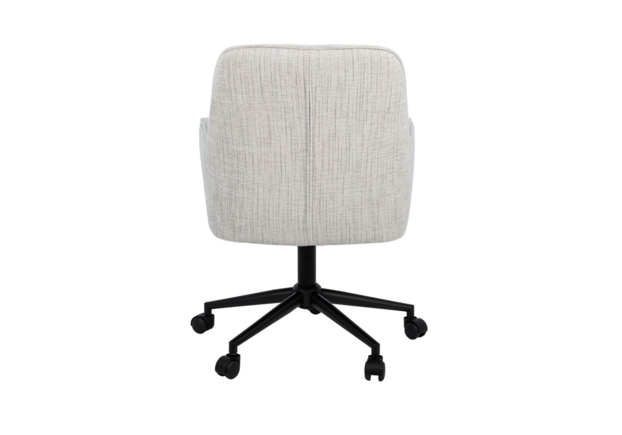 Крісло офісне O-10 кремовий штиль+чорний - Фото №2