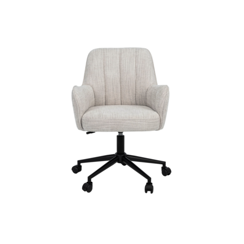 Крісло офісне O-10 кремовий штиль+чорний - Фото №5