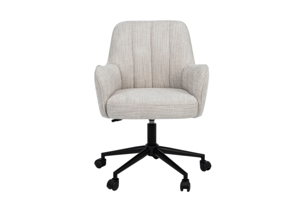 Крісло офісне O-10 кремовий штиль+чорний - Фото №2