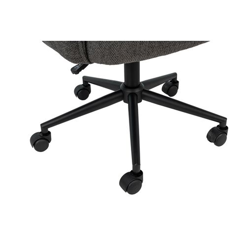 Кресло офисное O-10 тёмный графит+чёрный - Фото №13