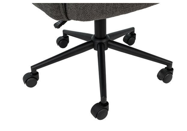 Кресло офисное O-10 тёмный графит+чёрный - Фото №2