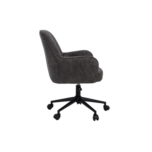 Кресло офисное O-10 тёмный графит+чёрный - Фото №2