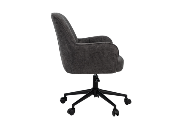 Кресло офисное O-10 тёмный графит+чёрный - Фото №2