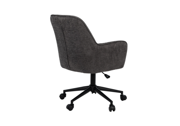 Кресло офисное O-10 тёмный графит+чёрный - Фото №2