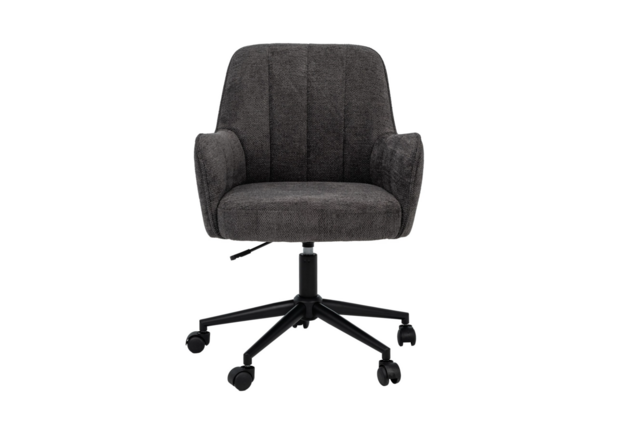 Кресло офисное O-10 тёмный графит+чёрный - Фото №2