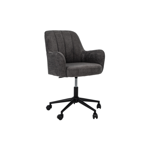 Кресло офисное O-10 тёмный графит+чёрный - Фото №6