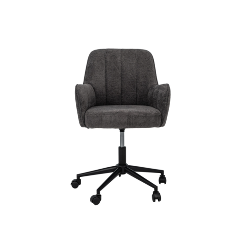 Кресло офисное O-10 тёмный графит+чёрный - Фото №7