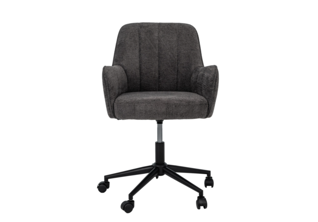 Кресло офисное O-10 тёмный графит+чёрный - Фото №2