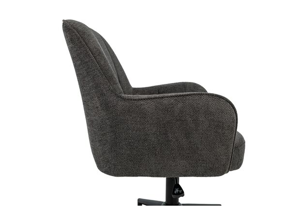 Кресло офисное O-10 тёмный графит+чёрный - Фото №2