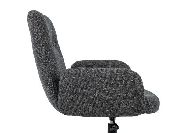 Крісло офісне O-15 сірий маренго+чорний - Фото №2