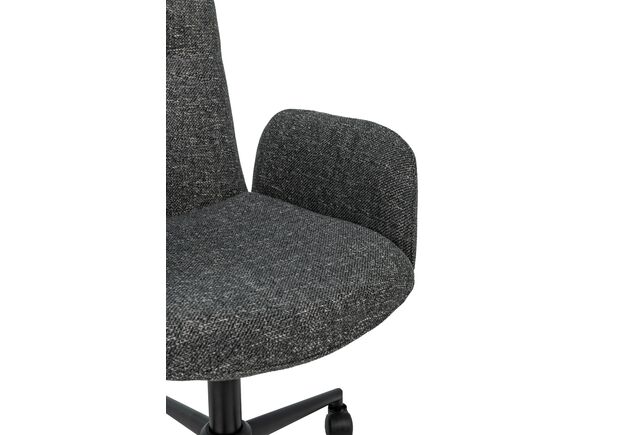 Крісло офісне O-15 сірий маренго+чорний - Фото №2