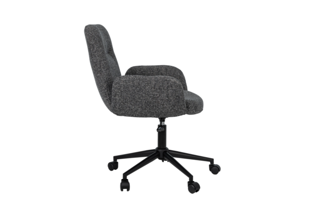 Крісло офісне O-15 сірий маренго+чорний - Фото №2