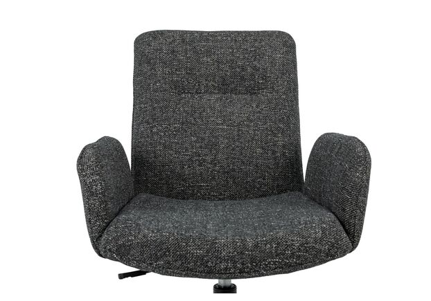 Крісло офісне O-15 сірий маренго+чорний - Фото №2