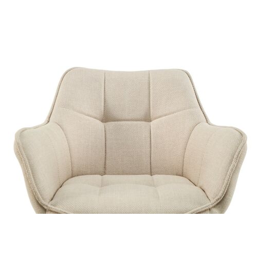 Стілець поворотний R-69 айворі+чорний - Фото №12