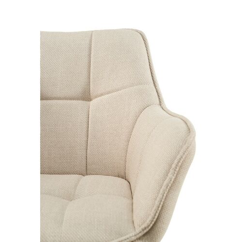 Стілець поворотний R-69 айворі+чорний - Фото №13