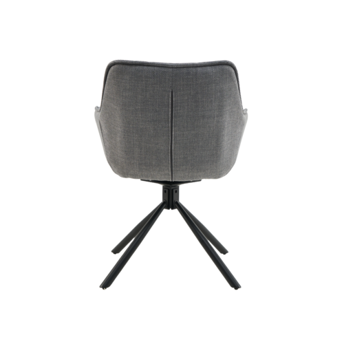 Стілець поворотний R-69 сірий+чорний - Фото №4