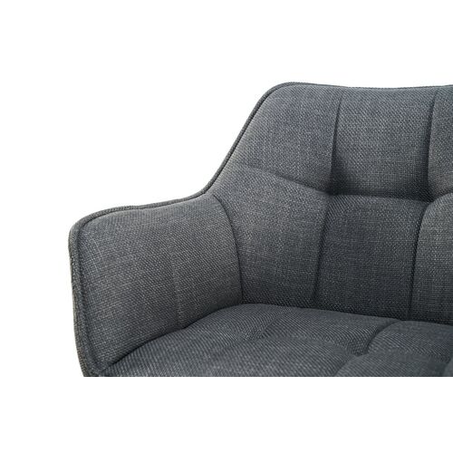 Стілець поворотний R-69 сірий+чорний - Фото №7