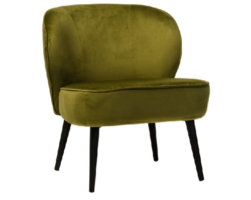 Кресло Фабио зеленый чай/черный - Фото №1