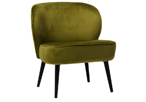 Кресло Фабио зеленый чай/черный - Фото №1