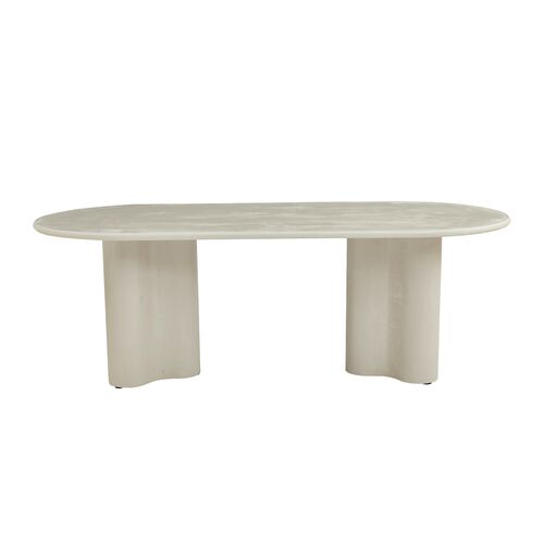 Стол МДФ с матовым микроцементным покрытием Клио TМ-220 бетон - Фото №2