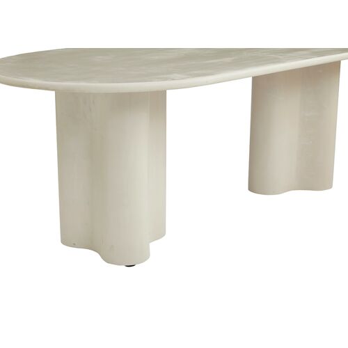 Стол МДФ с матовым микроцементным покрытием Клио TМ-220 бетон - Фото №4