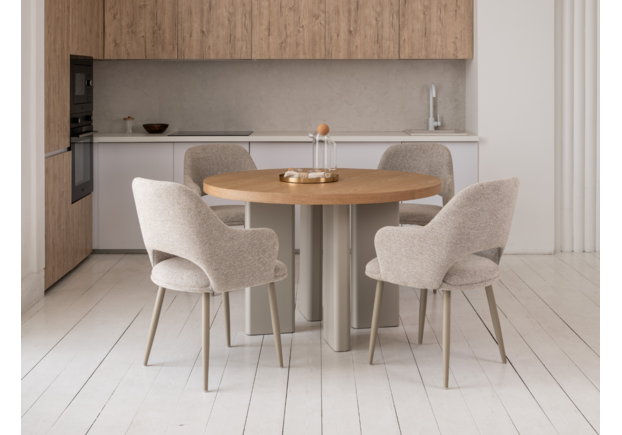 Фото №2. Стіл шпоноване МДФ Амбра TM-235 ясень + теплий пісок - Meblistico Стіл шпоноване МДФ Амбра TM-235 ясень + теплий пісок - Фото №2