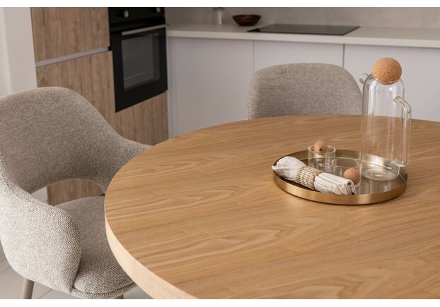 Фото №2. Стіл шпоноване МДФ Амбра TM-235 ясень + теплий пісок - Meblistico Стіл шпоноване МДФ Амбра TM-235 ясень + теплий пісок - Фото №2