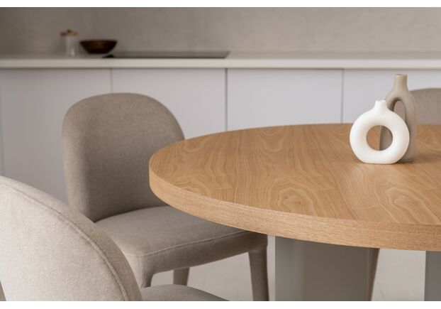 Фото №2. Стіл шпоноване МДФ Амбра TM-235 ясень + теплий пісок - Meblistico Стіл шпоноване МДФ Амбра TM-235 ясень + теплий пісок - Фото №2