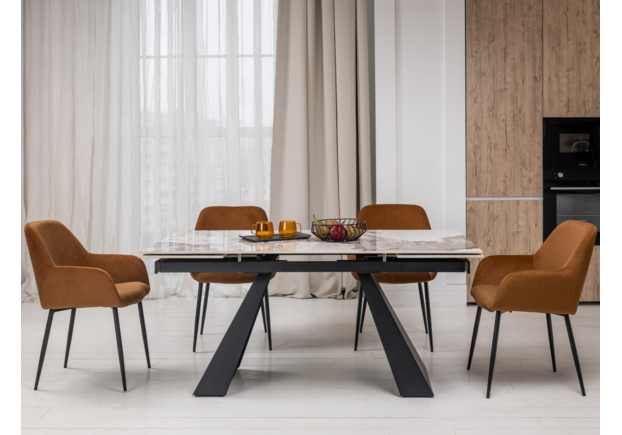 Керамічний стіл Чезаре TML-1100 патагонія+чорний - Фото №2