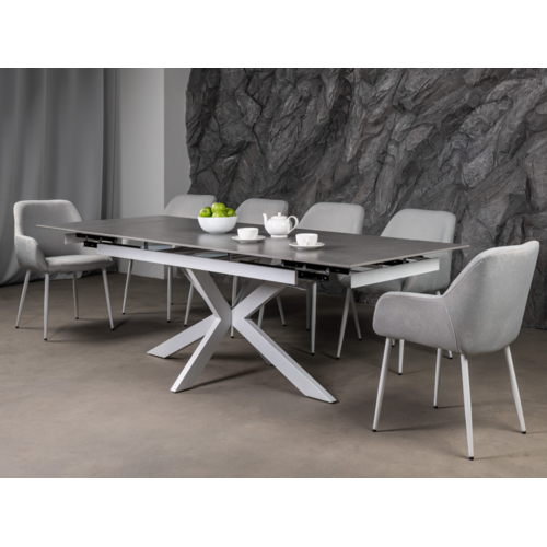 Керамічний стіл Тіціано TML-1150 делікато грей+білий - Фото №13