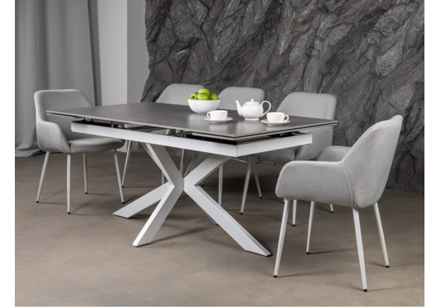 Керамічний стіл Тіціано TML-1150 делікато грей+білий - Фото №2