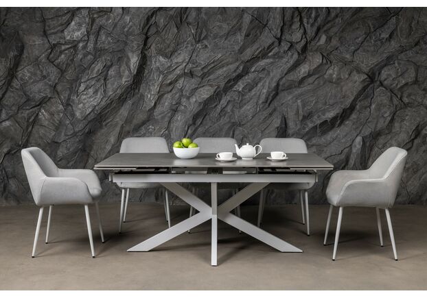 Керамічний стіл Тіціано TML-1150 делікато грей+білий - Фото №2