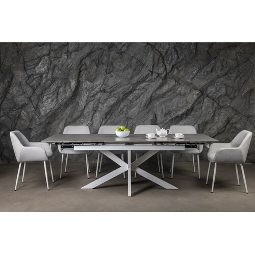 Керамічний стіл Тіціано TML-1150 делікато грей+білий - Фото №16