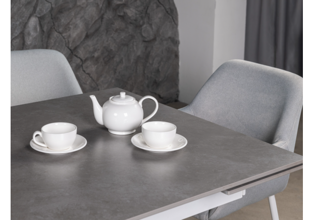 Керамічний стіл Тіціано TML-1150 делікато грей+білий - Фото №2