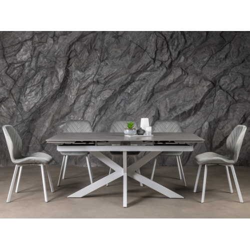 Керамічний стіл Тіціано TML-1150 делікато грей+білий - Фото №19